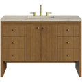 James Martin Vanities 435 V48 3Tjr Hudson 48 Free Standing Single
