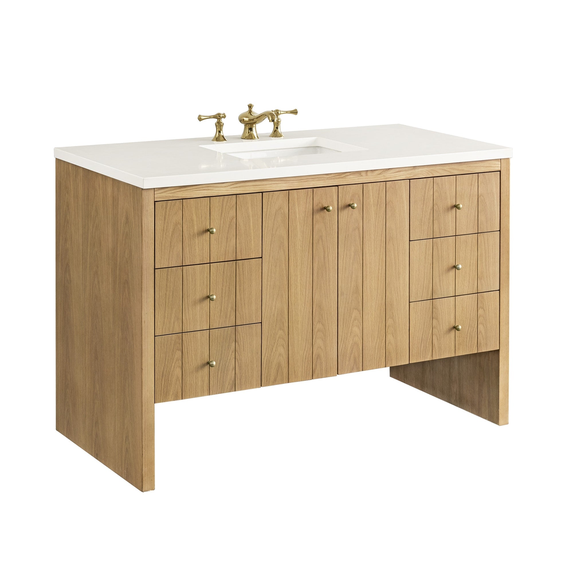 James Martin Vanities 435 V48 3Wz Hudson 48 Free Standing Single