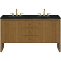 James Martin Vanities 435 V60D 3Pht Hudson 60 Free Standing Double