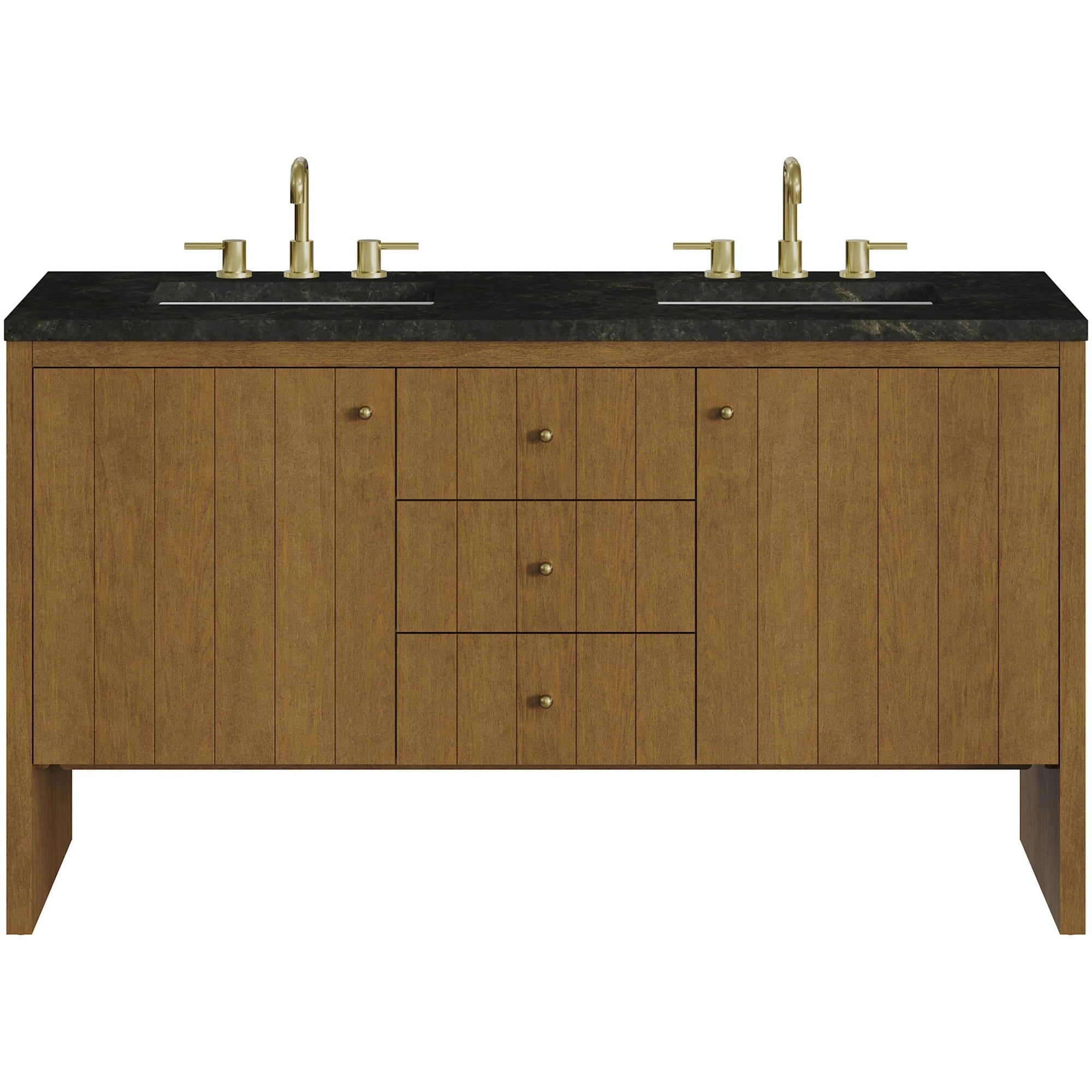 James Martin Vanities 435 V60D 3Pht Hudson 60 Free Standing Double