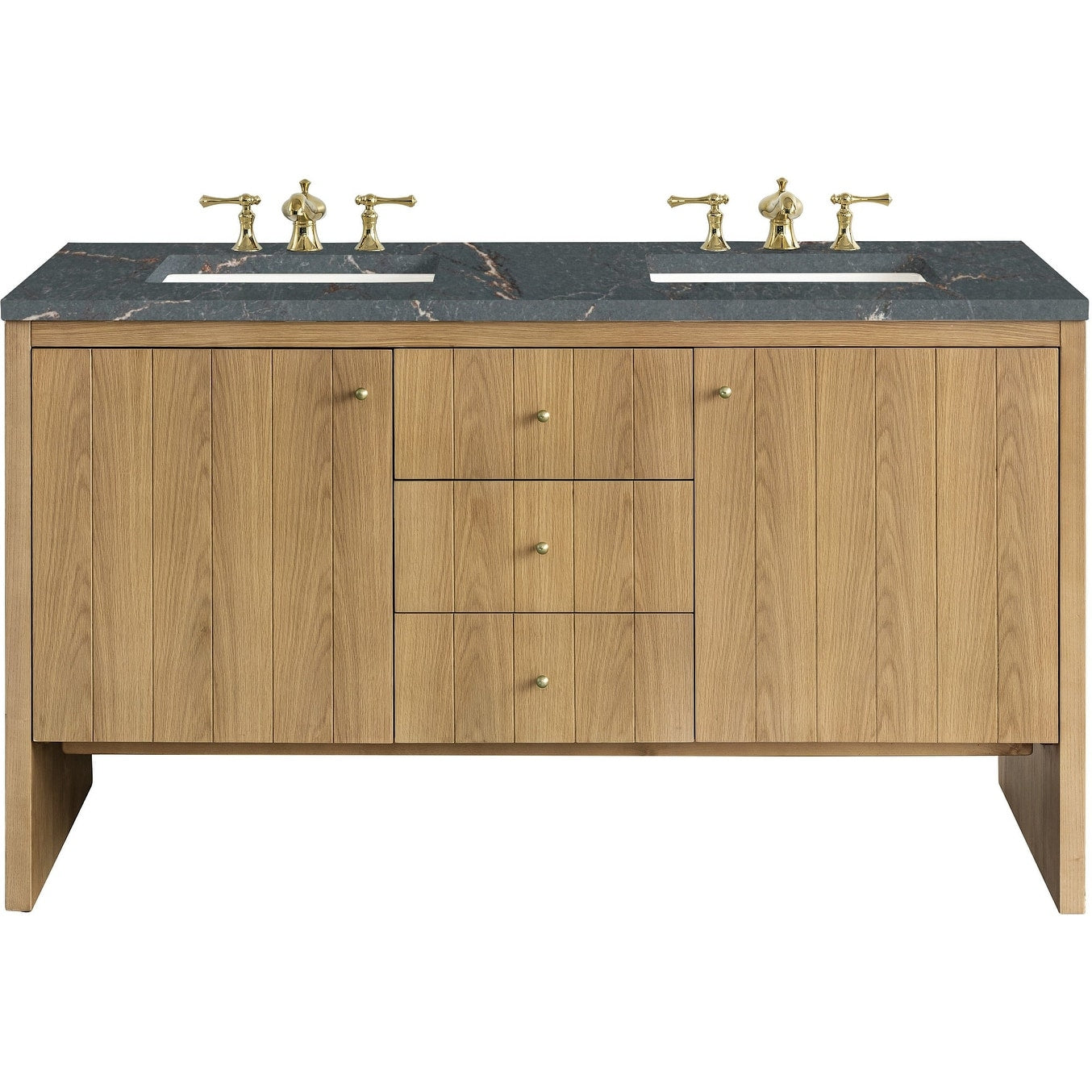 James Martin Vanities 435 V60D Fpbl Hudson 60 Free Standing Double