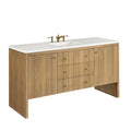 James Martin Vanities 435 V60S 3Wz Hudson 60 Free Standing Single