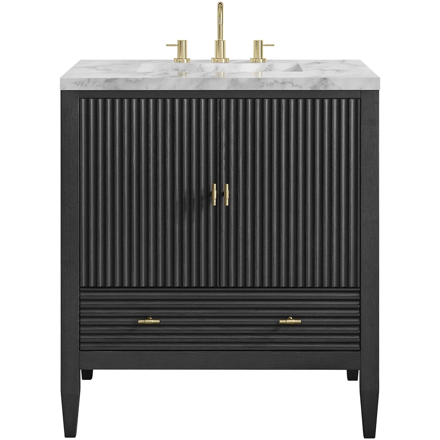 James Martin Vanities 485 V30 3Car Myrrin 30 Free Standing Single