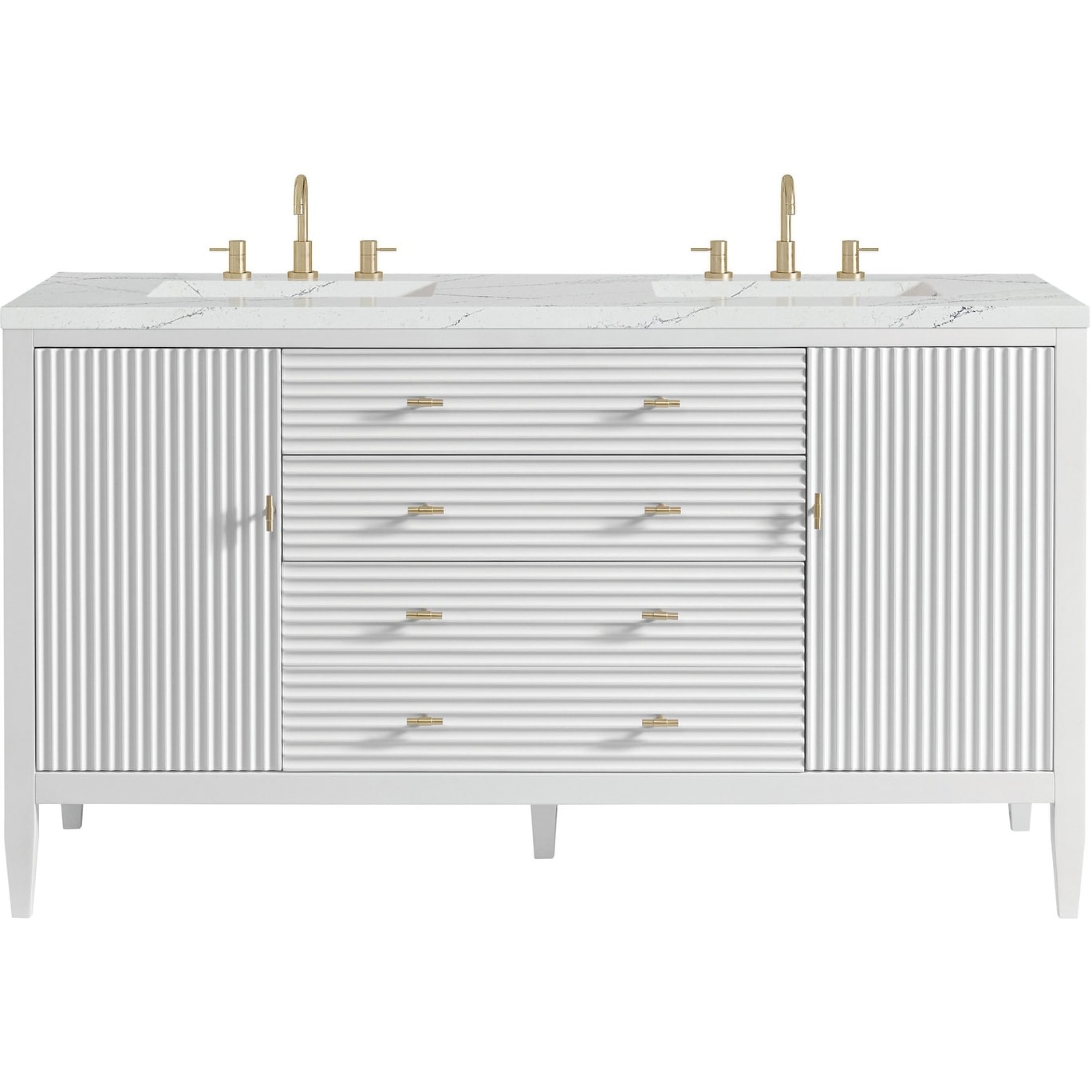 James Martin Vanities 485 V60D Fenc Myrrin 60 Free Standing Double