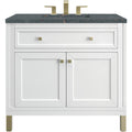 James Martin Vanities 503 V36 3Pbl Chicago 36 Free Standing Single