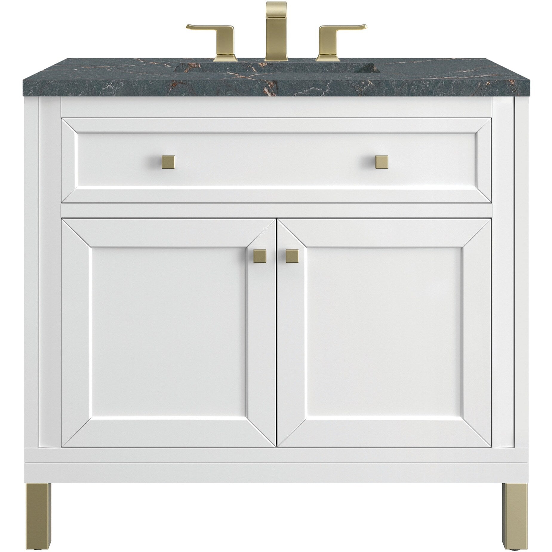James Martin Vanities 503 V36 3Pbl Chicago 36 Free Standing Single