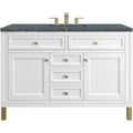 James Martin Vanities 503 V48 3Pbl Chicago 48 Free Standing Single