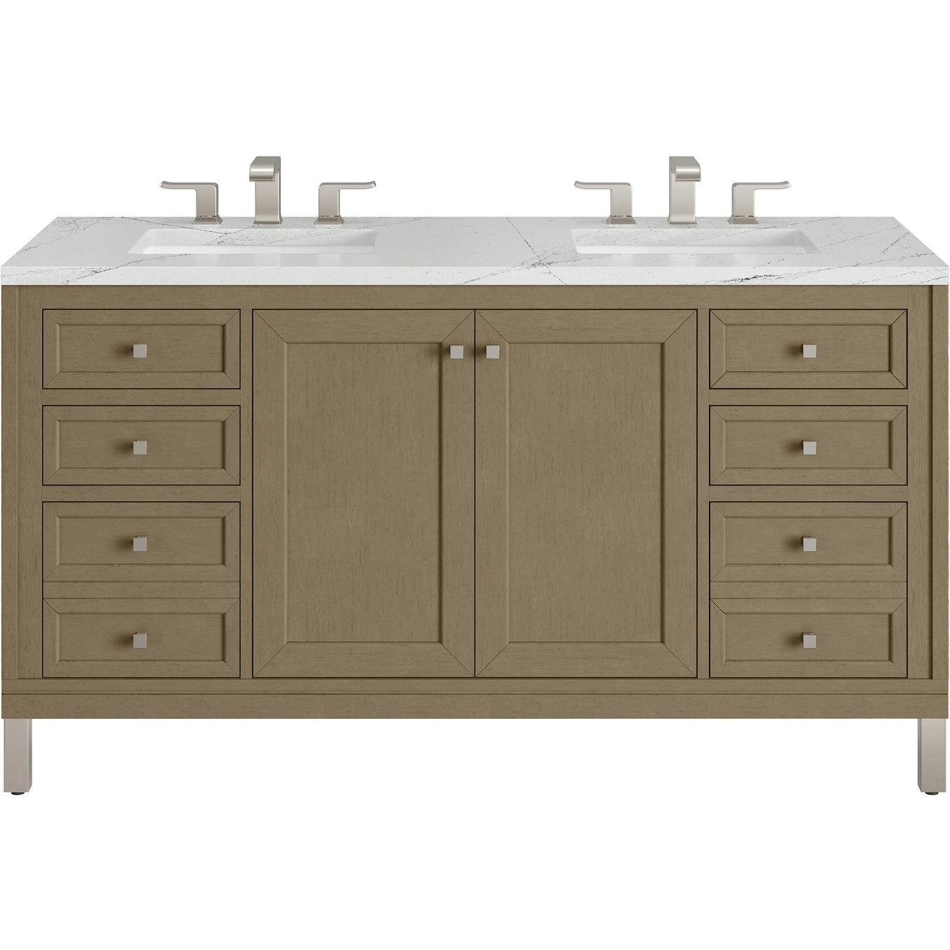 James Martin Vanities 503 V60D Fenc Chicago 60 Free Standing Double