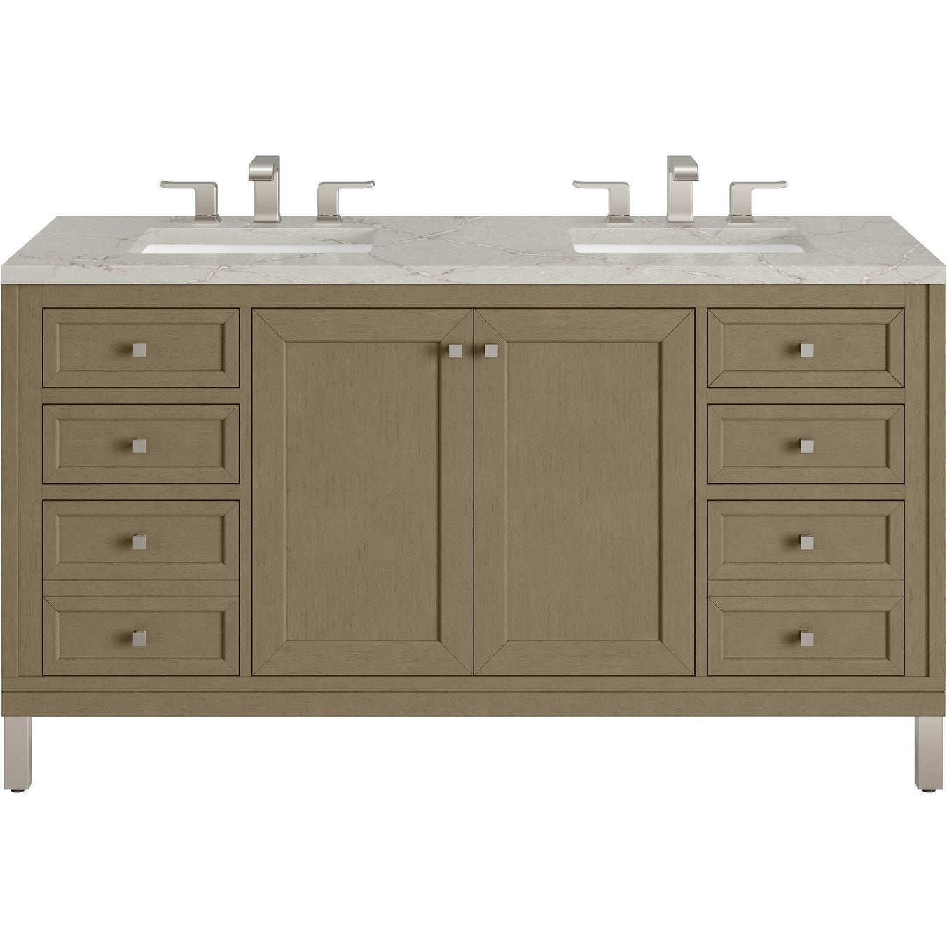 James Martin Vanities 503 V60D Fvsl Chicago 60 Free Standing Double