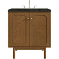 James Martin Vanities 545 V30 3Pht Laurent 30 Single Basin Poplar