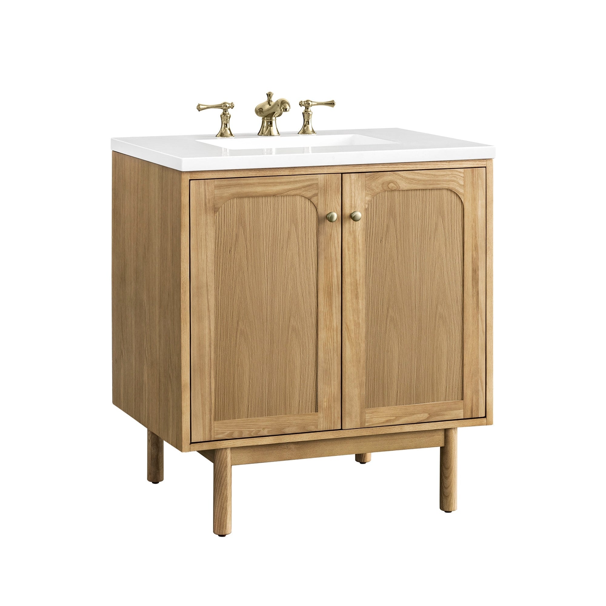 James Martin Vanities 545 V30 3Wz Laurent 30 Single Basin Poplar Wood