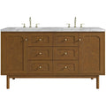 James Martin Vanities 545 V60D 3Car Laurent 60 Double Basin Poplar