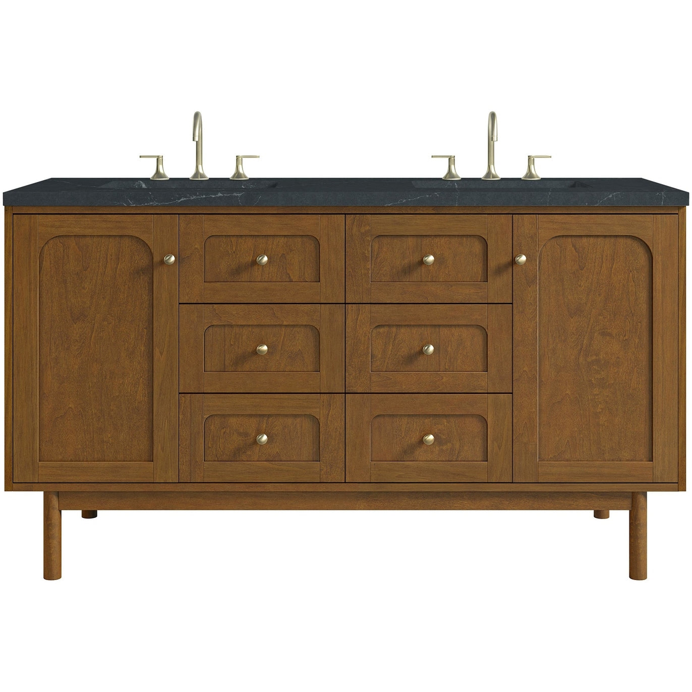 James Martin Vanities 545 V60D 3Csp Laurent 60 Double Basin Poplar