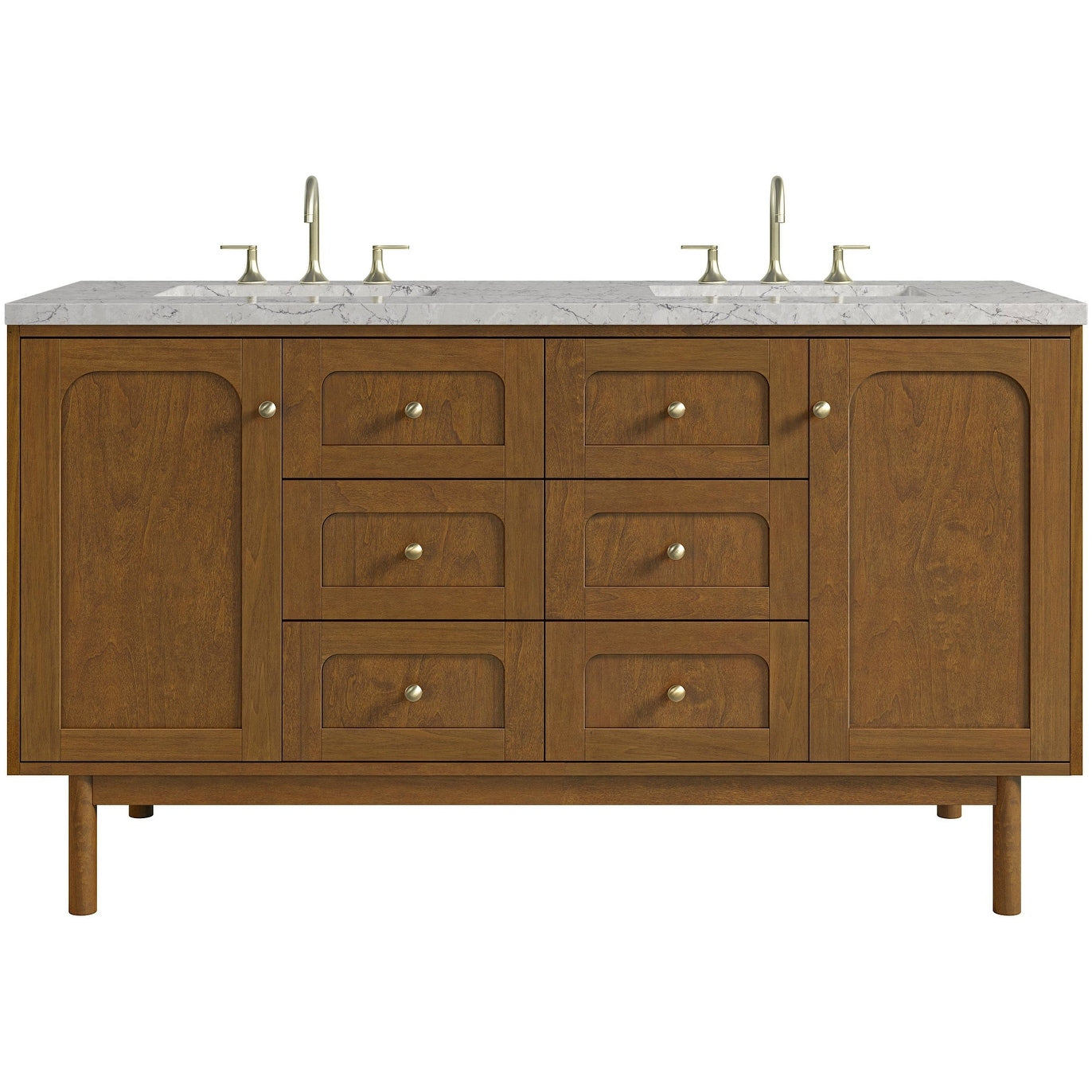 James Martin Vanities 545 V60D 3Ejp Laurent 60 Double Basin Poplar