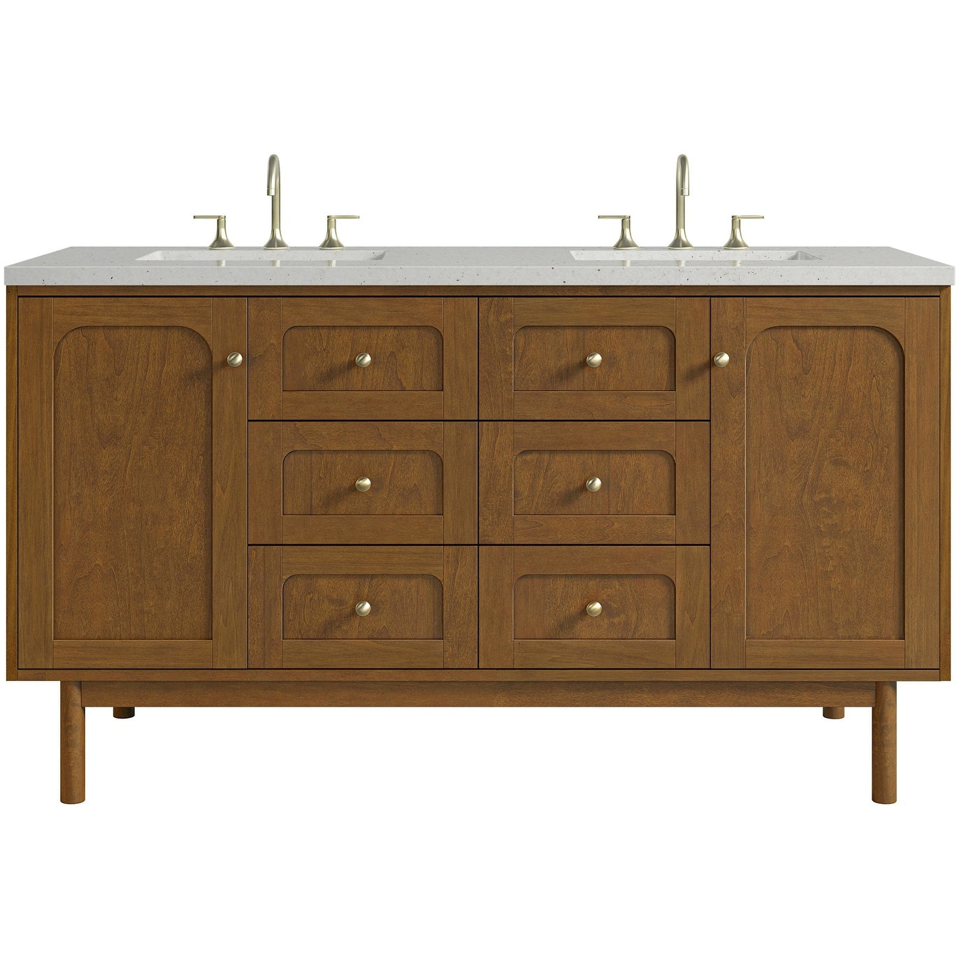 James Martin Vanities 545 V60D 3Ldl Laurent 60 Double Basin Poplar
