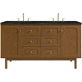 James Martin Vanities 545 V60D 3Pht Laurent 60 Double Basin Poplar