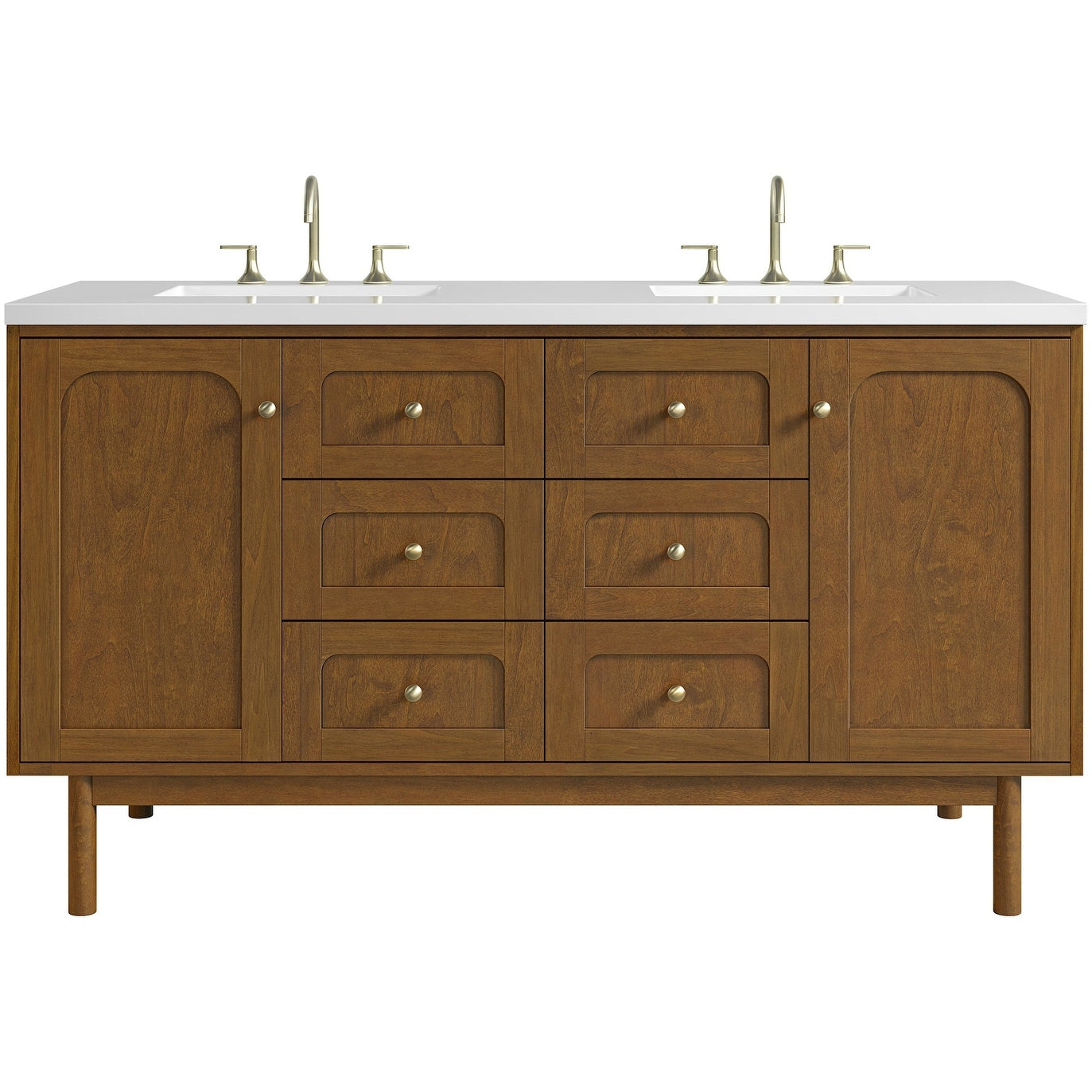 James Martin Vanities 545 V60D 3Wz Laurent 60 Double Basin Poplar