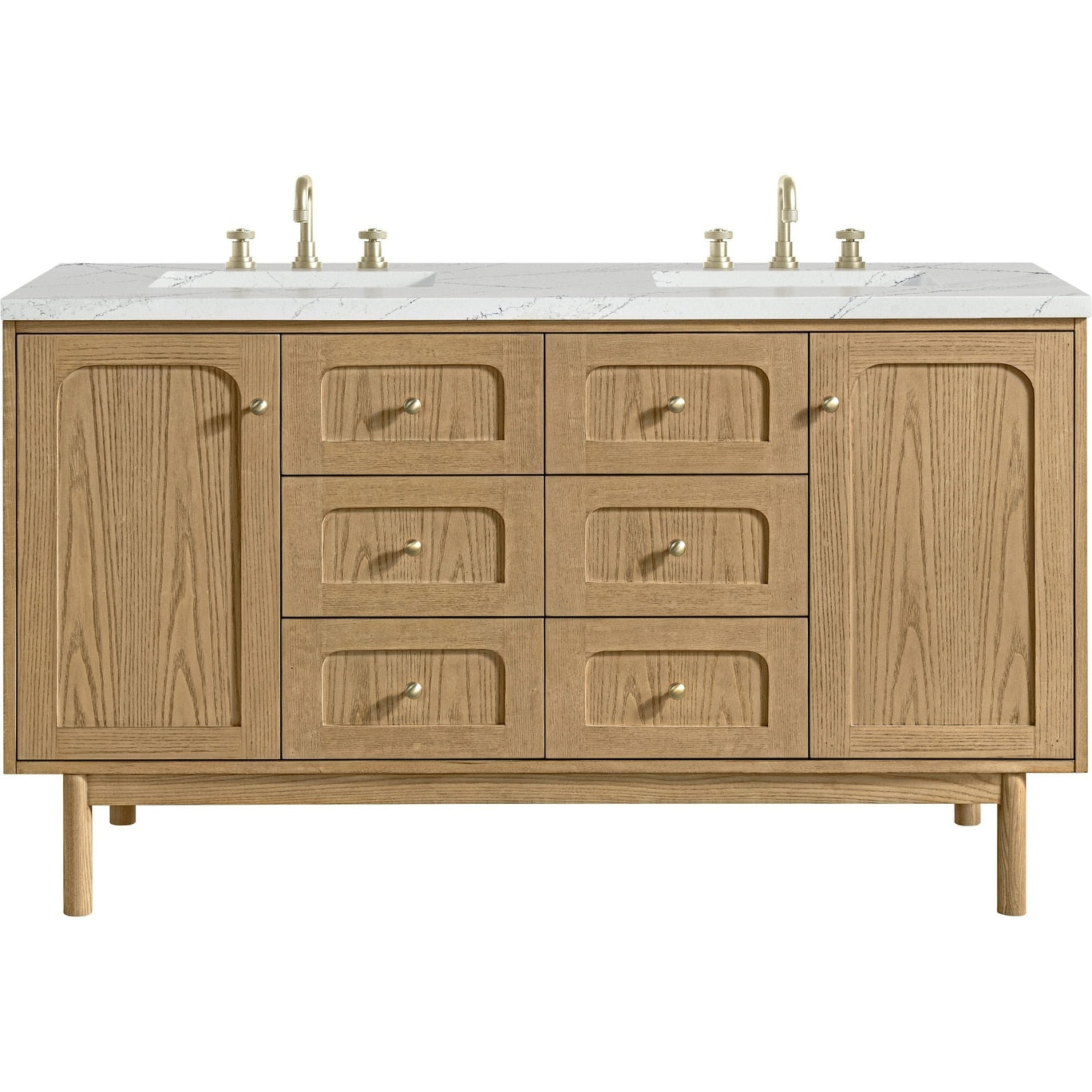 James Martin Vanities 545 V60D Fenc Laurent 60 Wall Mounted Or Free