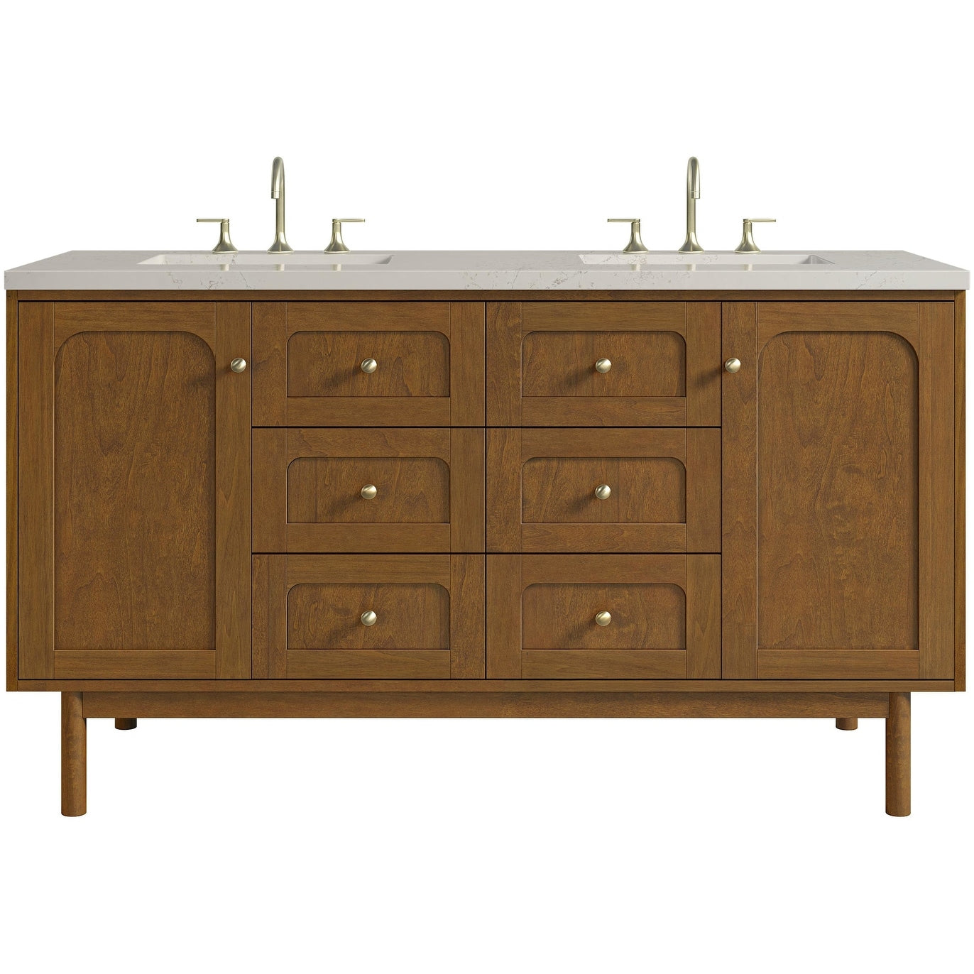 James Martin Vanities 545 V60D Fsfr Laurent 60 Double Basin Poplar
