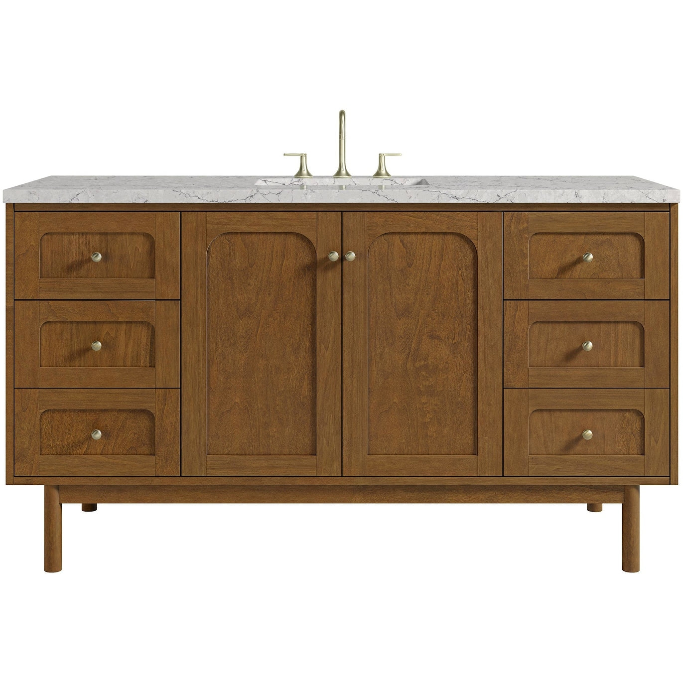 James Martin Vanities 545 V60S 3Ejp Laurent 60 Single Basin Poplar
