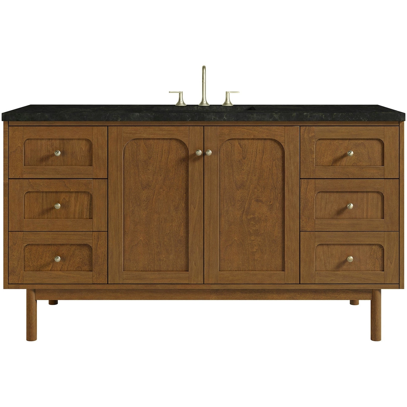 James Martin Vanities 545 V60S 3Pht Laurent 60 Single Basin Poplar
