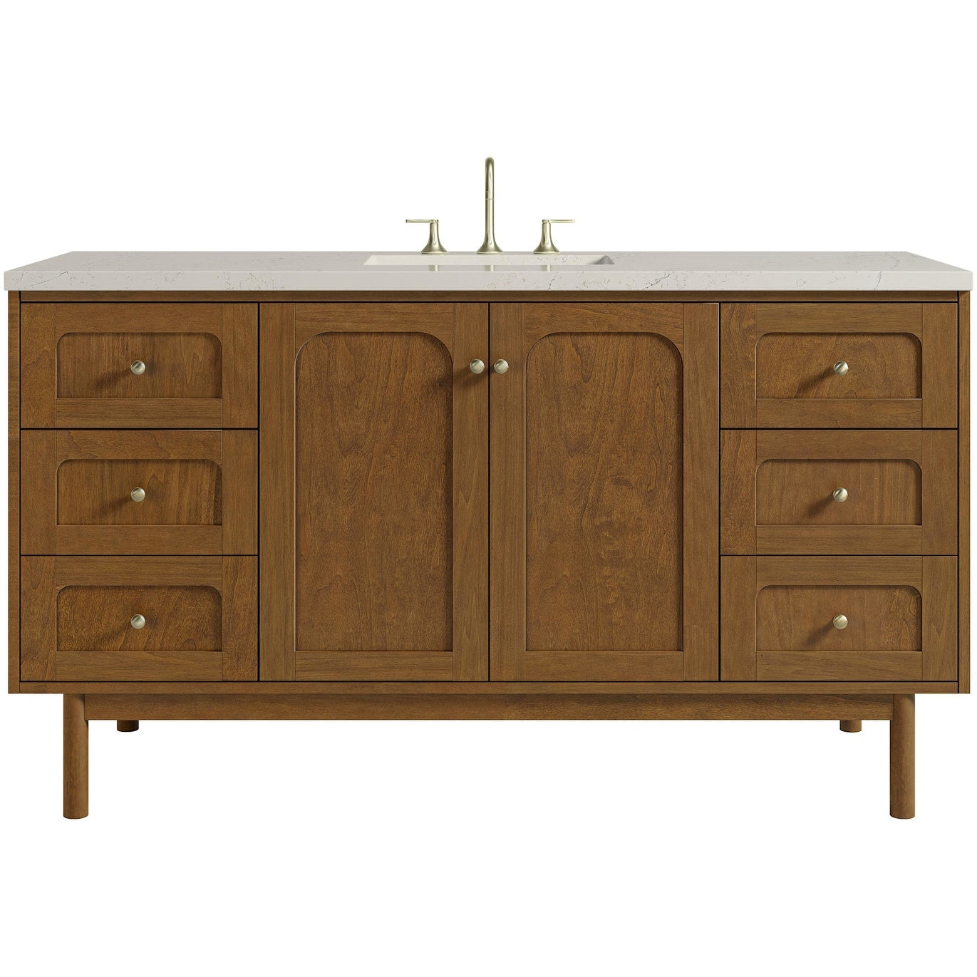 James Martin Vanities 545 V60S 3Sfr Laurent 60 Single Basin Poplar