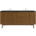 James Martin Vanities 545 V72 3Pht Laurent 72 Double Basin Poplar