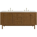 James Martin Vanities 545 V72 Fsfr Laurent 72 Double Basin Poplar