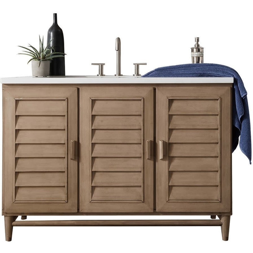 James Martin Vanities 620 V48 Fejp Portland 48 Free Standing Single