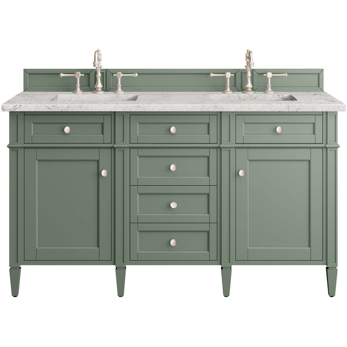 James Martin Vanities 650 V60D Fejp Brittany 60 Free Standing Double