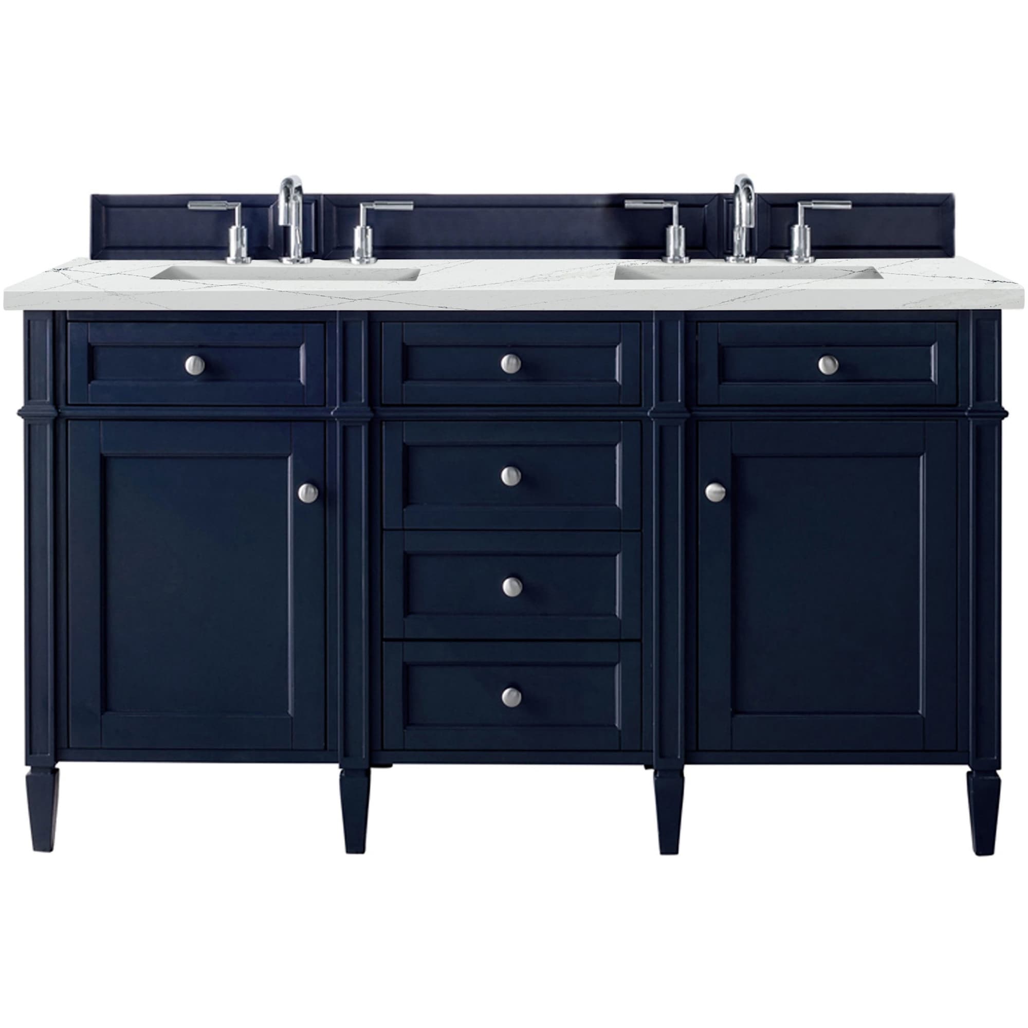 James Martin Vanities 650 V60D Fenc Brittany 60 Free Standing Double
