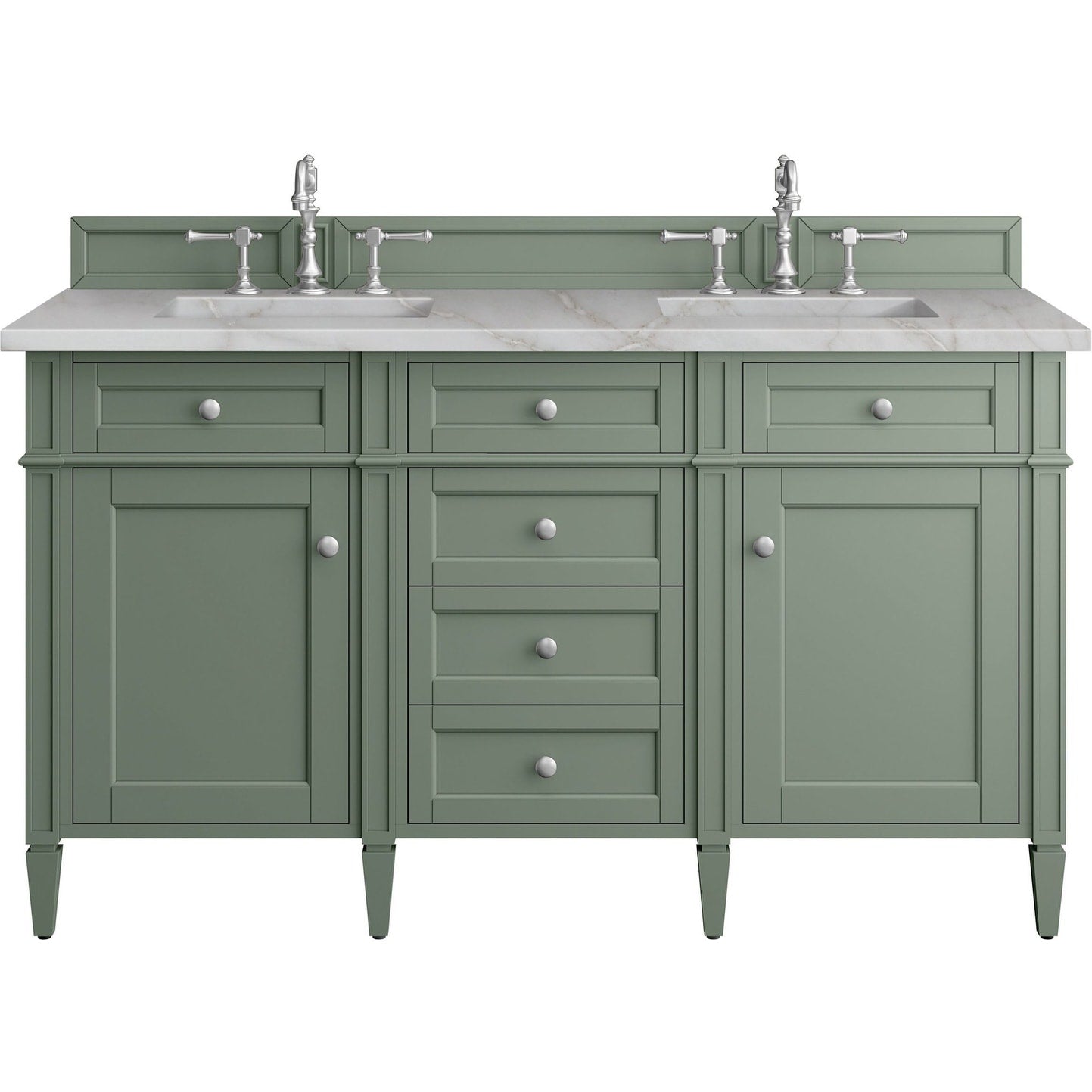 James Martin Vanities 650 V60D Fvsl Brittany 60 Free Standing Double