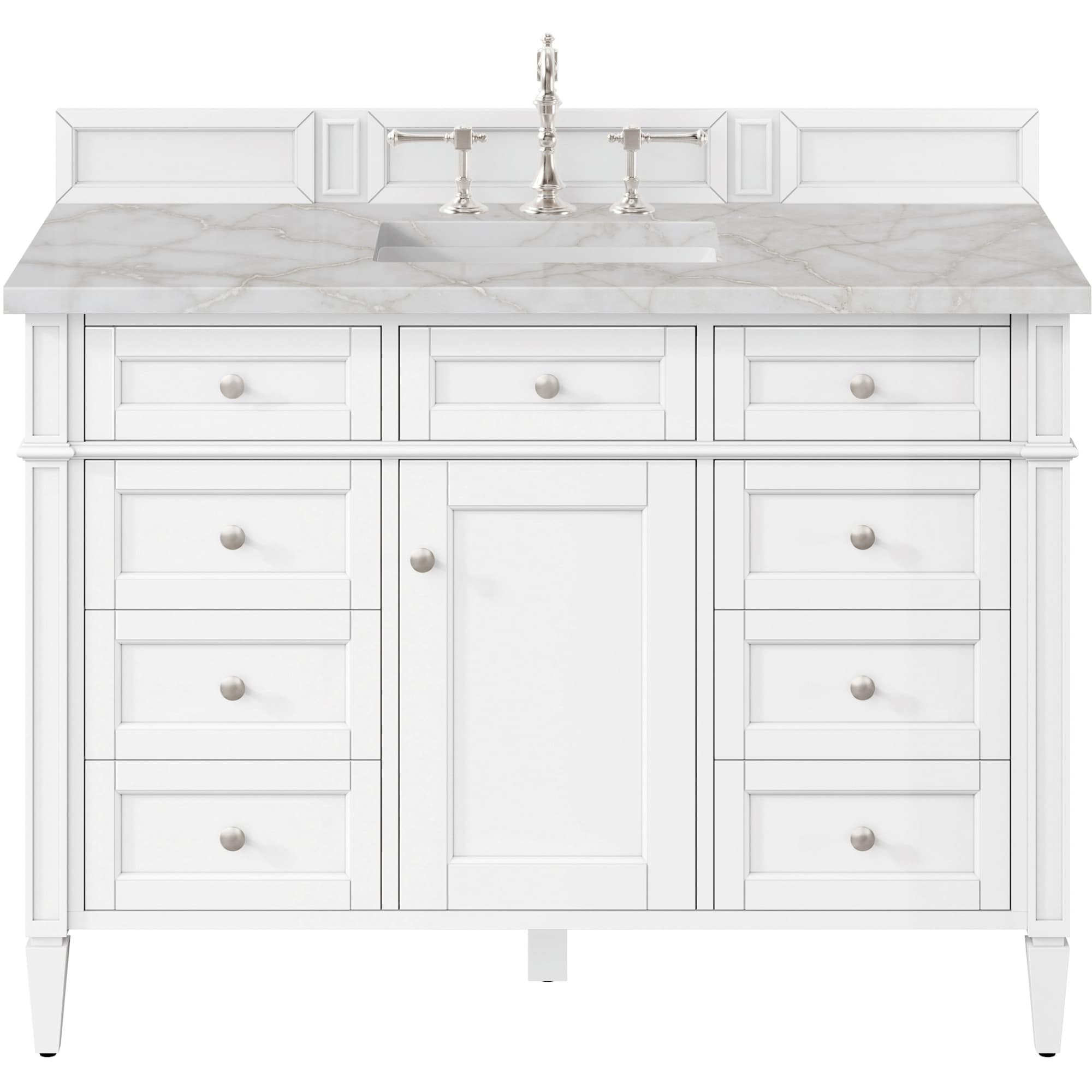 James Martin Vanities 655 V48 Fvsl Brittany 48 Free Standing Single