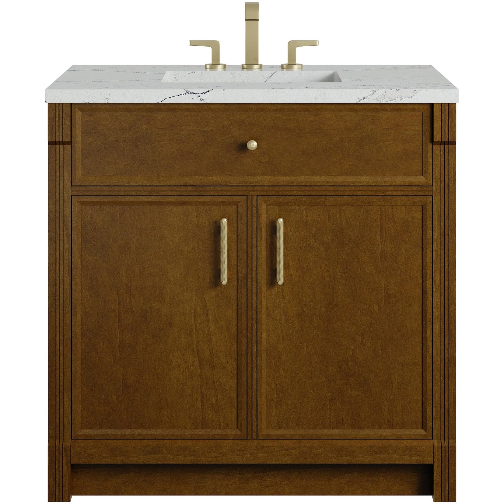 James Martin Vanities 660 V36 3Enc Bellshire 36 Free Standing Single