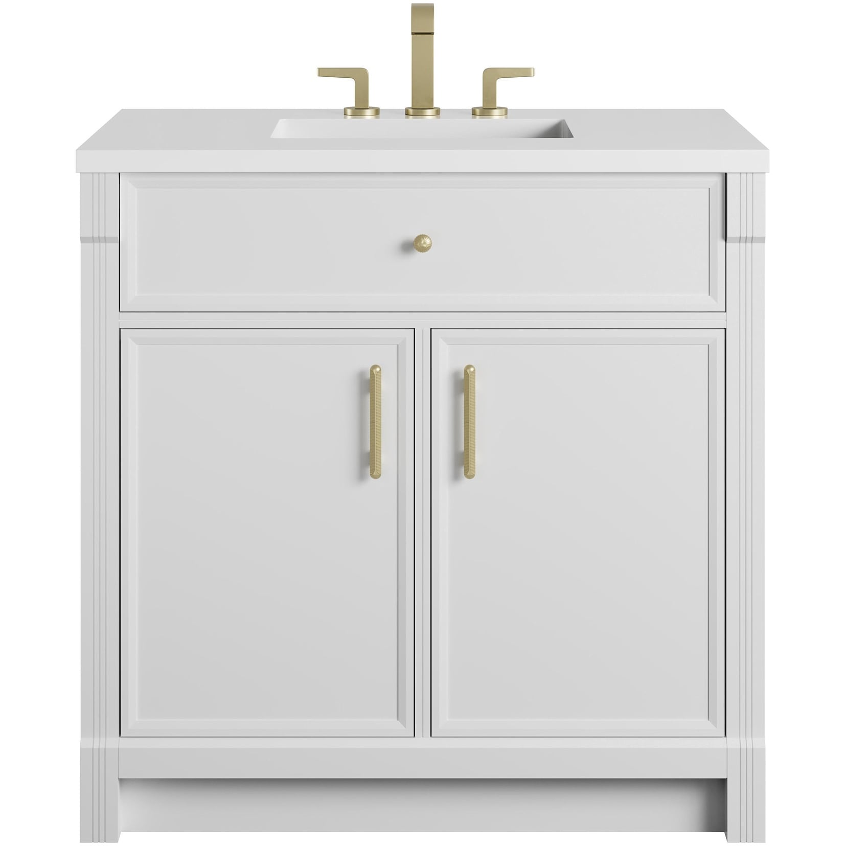 James Martin Vanities 660 V36 3Wz Bellshire 36 Free Standing Single