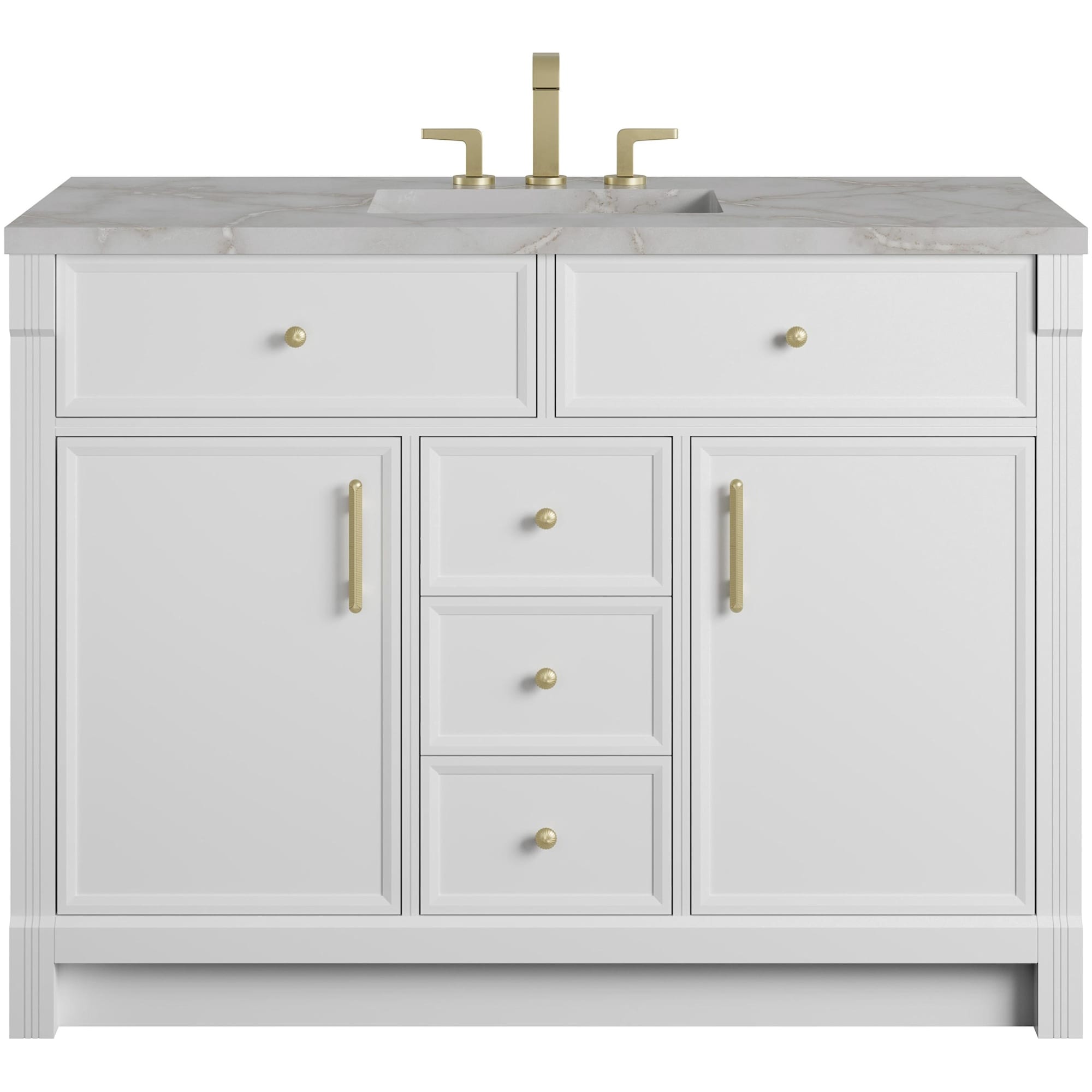 James Martin Vanities 660 V48 3Vsl Bellshire 48 Free Standing Single