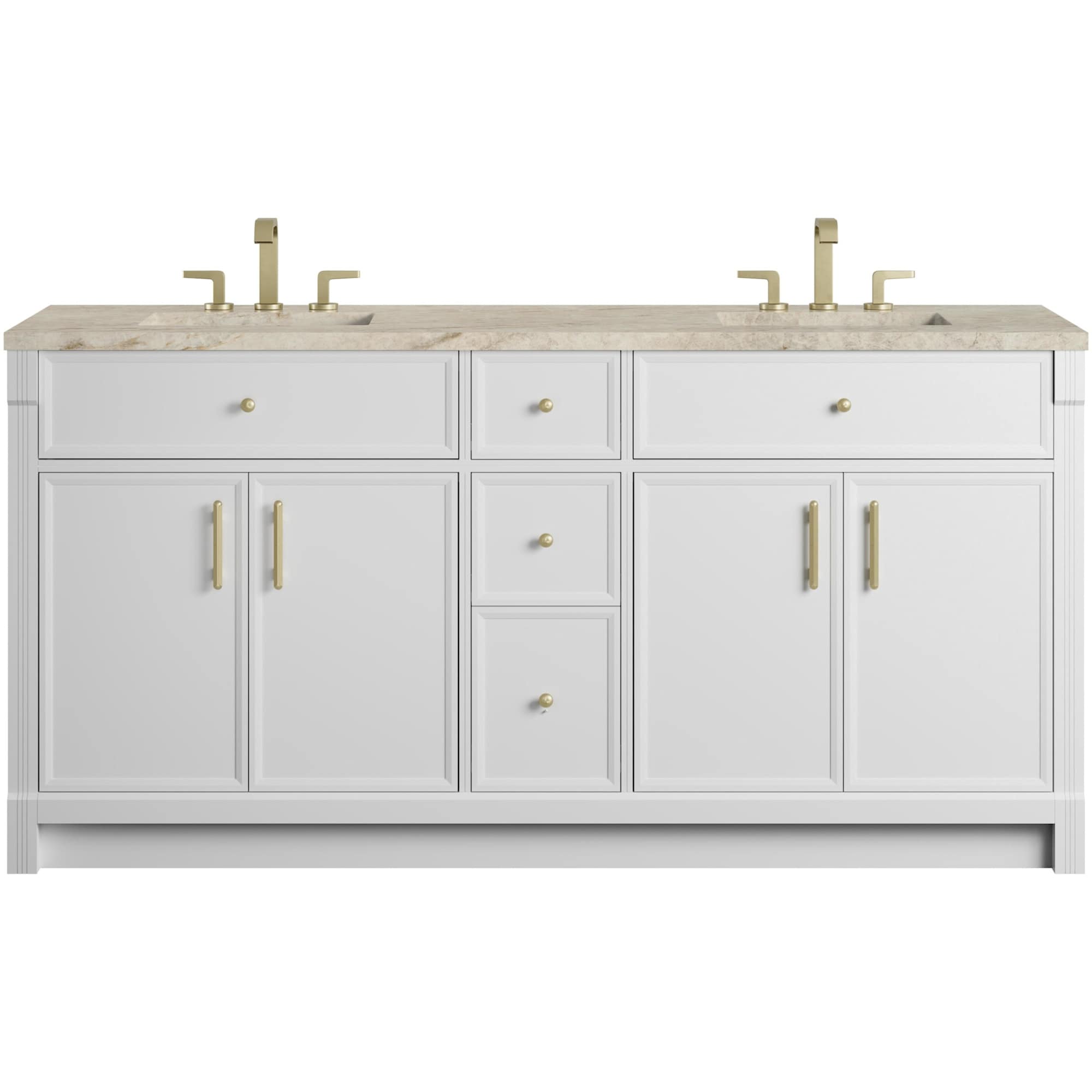 James Martin Vanities 660 V72 3Tjr Bellshire 72 Free Standing Double