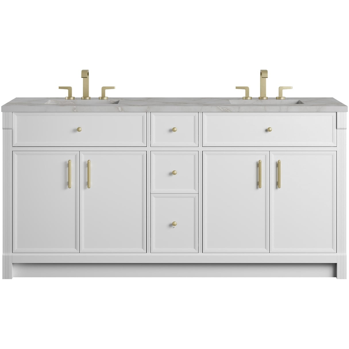 James Martin Vanities 660 V72 3Vsl Bellshire 72 Free Standing Double