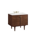 James Martin Vanities 670 V36 3Wz Amberly 36 Single Basin Vanity Set