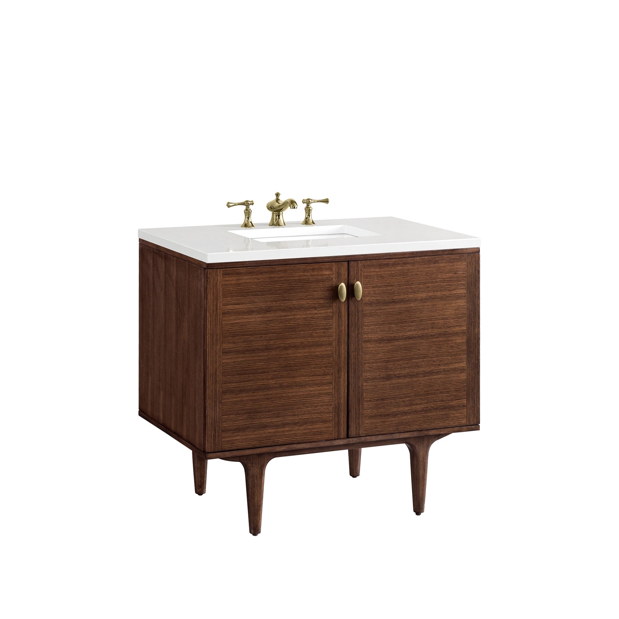 James Martin Vanities 670 V36 3Wz Amberly 36 Single Basin Vanity Set