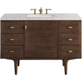 James Martin Vanities 670 V48 Fejp Amberly 48 Wall Mounted Or Free