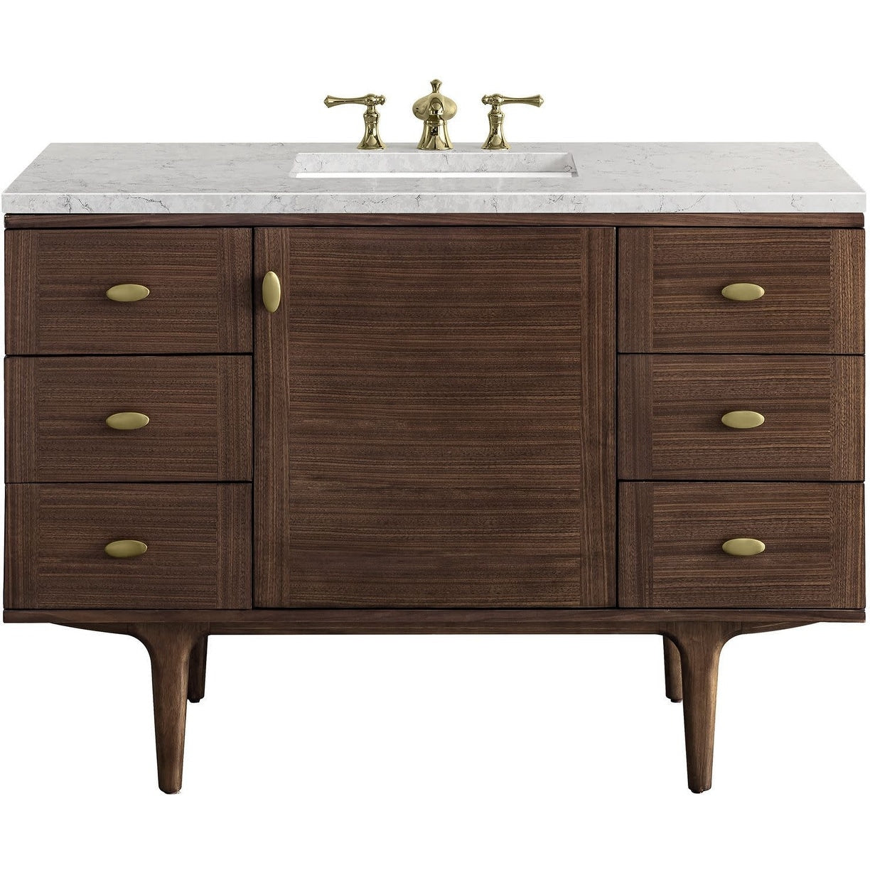 James Martin Vanities 670 V48 Fejp Amberly 48 Wall Mounted Or Free