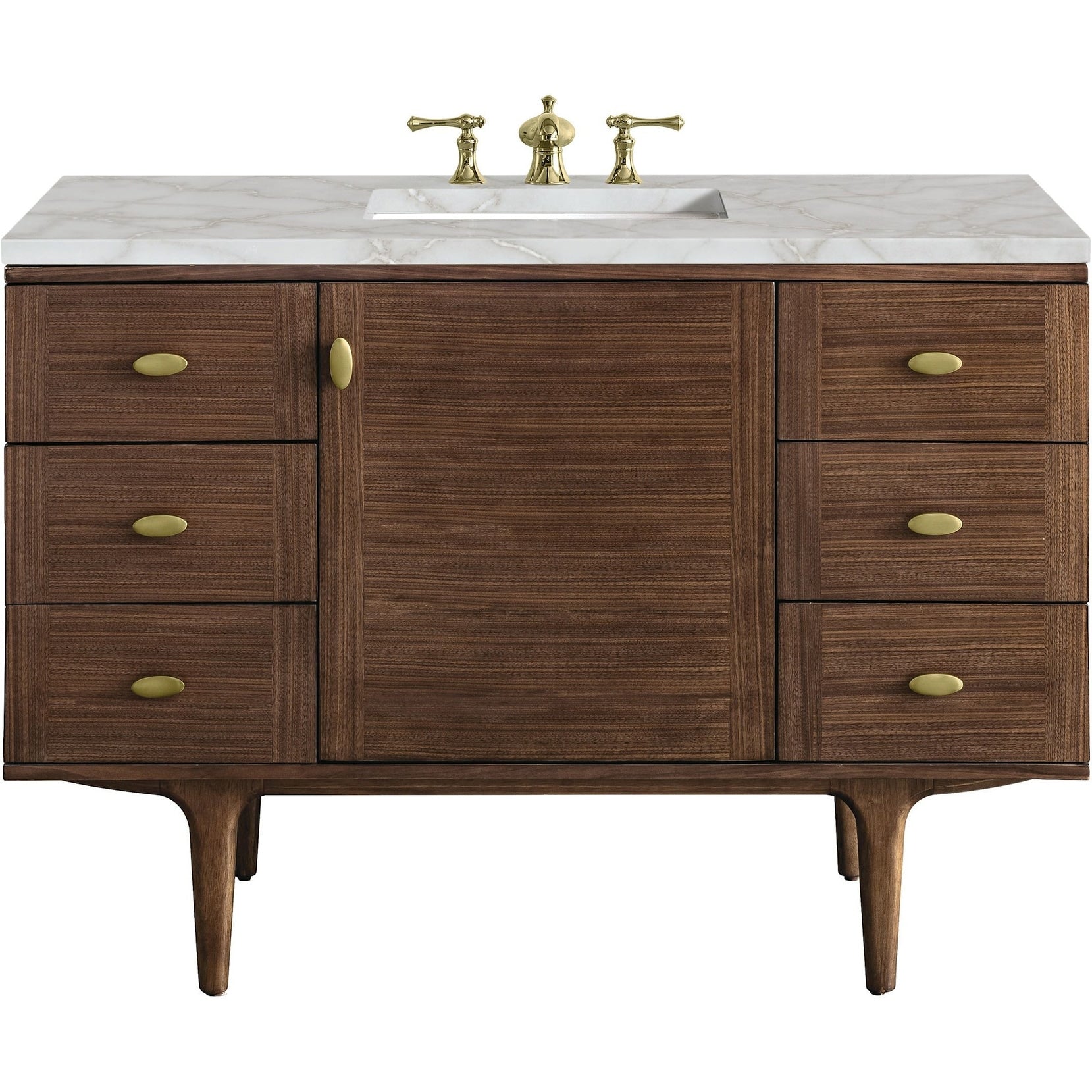 James Martin Vanities 670 V48 Fvsl Amberly 48 Wall Mounted Or Free