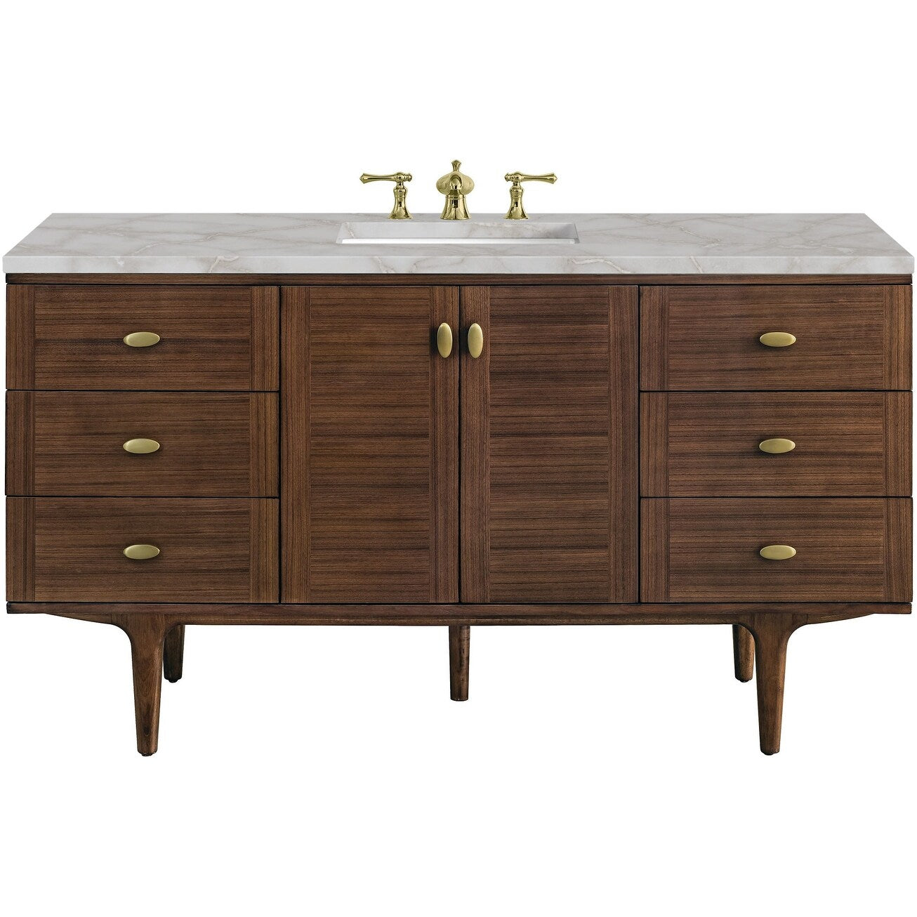 James Martin Vanities 670 V60S Fvsl Amberly 60 Wall Mounted Or Free