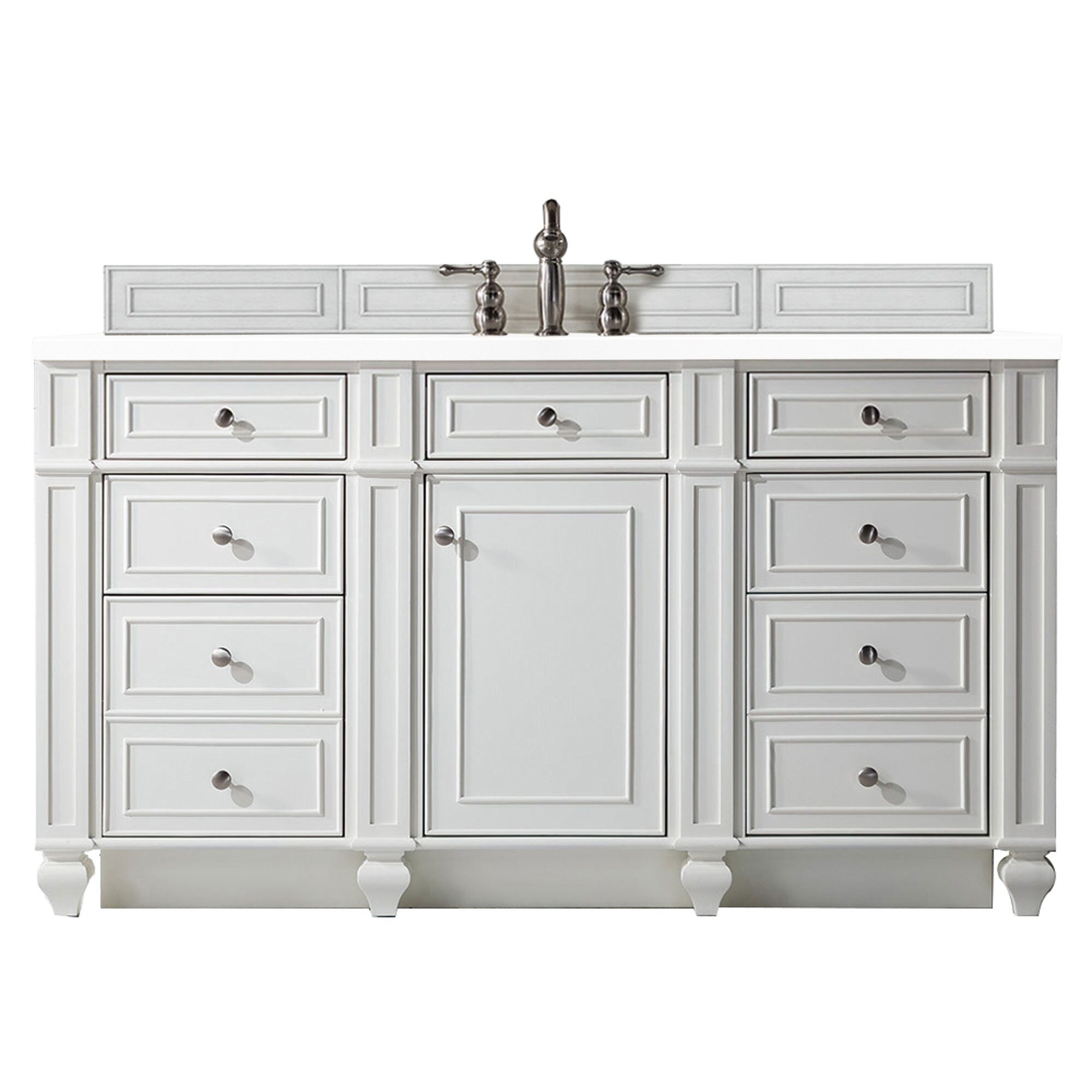 Bristol 60 Single Vanity Bright White