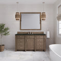 Bristol 60 Single Vanity White Washed Walnut