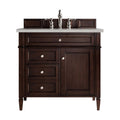 Brittany 36 Single Cabinet Burnished Mahogany