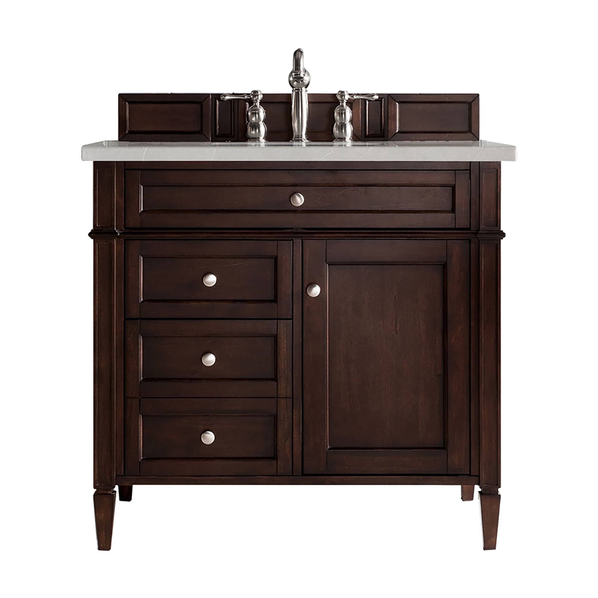 Brittany 36 Single Cabinet Burnished Mahogany