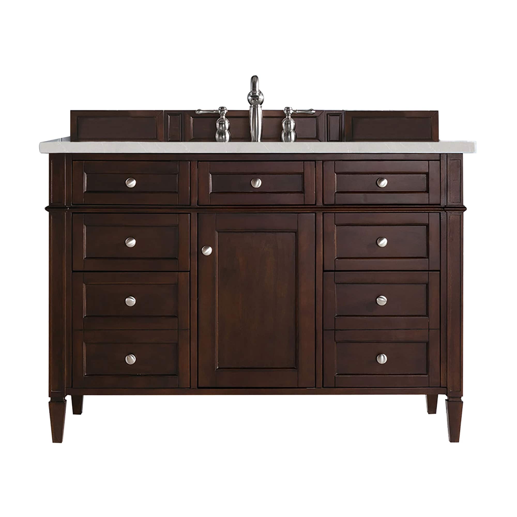 Brittany 48 Single Cabinet Burnished Mahogany