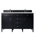 Brittany 60 Double Vanity Black Onyx